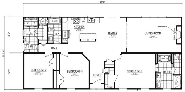 Carolina Anson Floor Plan Variation One