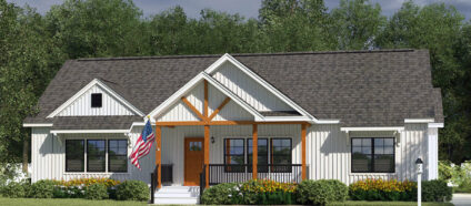 Country Farmhouse Custom Modular Home Design