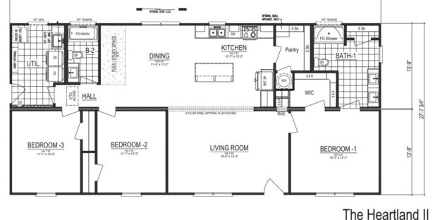 Heartland II Floor Plan Design Variation One