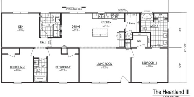 Heartland III Floor Plan Design Variation One